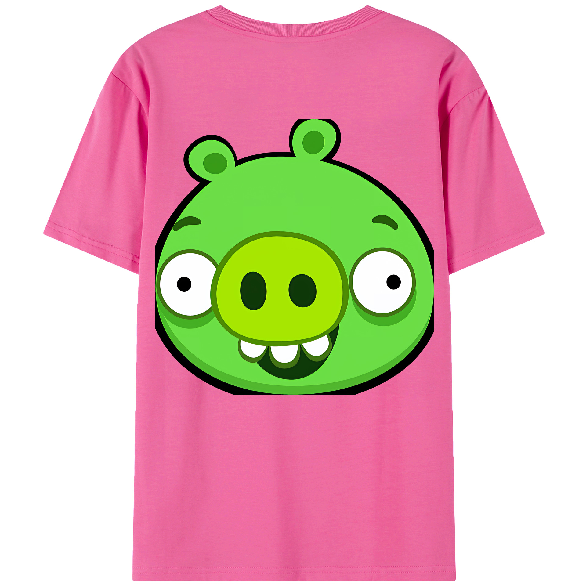 （画像用） Angry Birds アングリーバード レディース半袖Tシャツ(バックプリント)